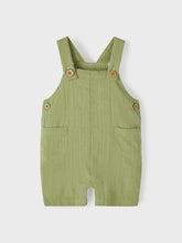 Lil 'Atelier - Hessa Loose Overall Shorts - Sage